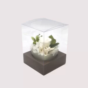 Mini用 保護クリアケースお花あり画像